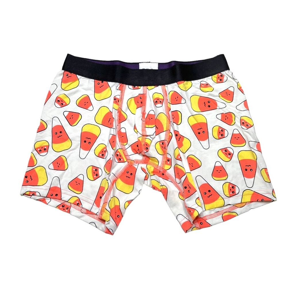 MeUndies Candy Corn Print Boxer Briefs Size Medium